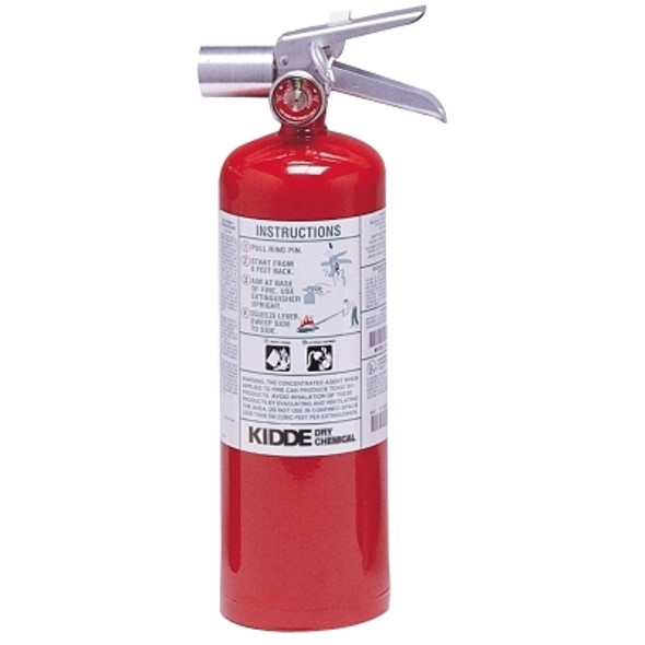 Halotron I Fire Extinguishers, For Class B and C Fires, 5 lb Cap. Wt. (1 EA)