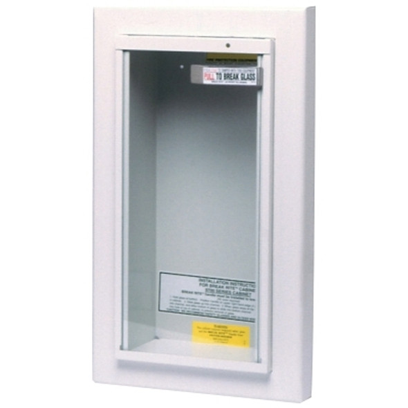 Extinguisher Cabinets, Semi-Recessed, steel, Tan, 10 lb (1 EA)