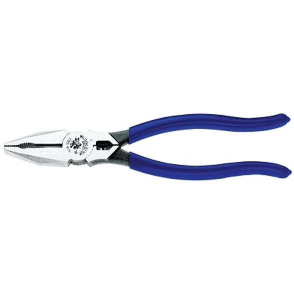 Universal Side Cutter Pliers, 8 1/2 in Length, 3/4 in Cut, Plastic-Dipped Handle (1 EA)