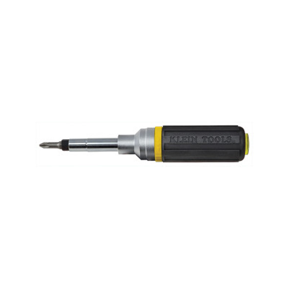 Klein Tools Ratcheting Screwdrivers/Nutdrivers, Hex, Nut Driver, Phillips, Slotted, Square (1 EA/EA)