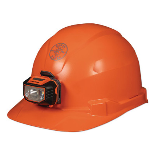 Hard Hat  Non-Vented  Org Cap Style W Headlamp (1 EA)