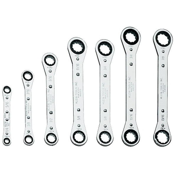 Klein Tools Ratcheting Box Wrench Sets, Inch (1 SET / SET)