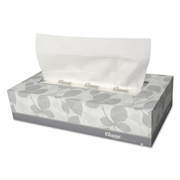 Kleenex White Facial Tissue, 2-Ply (12 BX / CS)