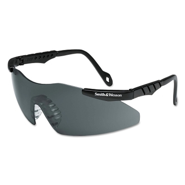 Magnum 3G Safety Eyewear, Smoke Polycarb Anti-Scratch Lenses, Black Nylon Frame (1 EA)