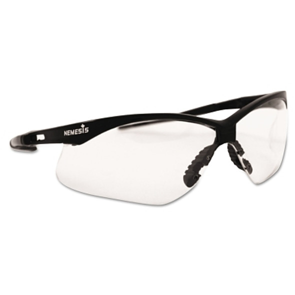 V30 Nemesis CSA Safety Glasses, Clear, Polycarbonate Lens, Anti-Fog, Black Frame/Temples, Nylon (12 EA / CA)