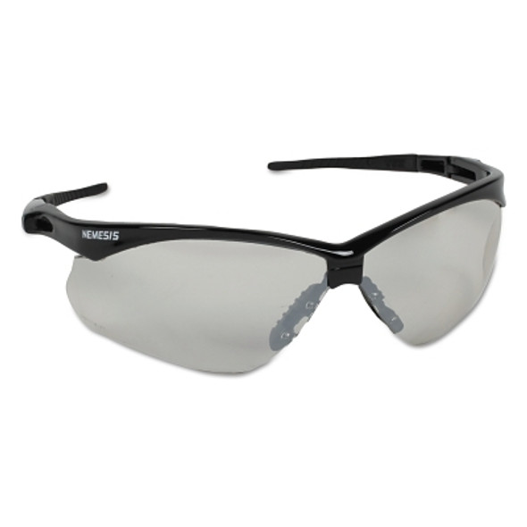 V30 Nemesis CSA Safety Glasses, Indoor/Outdoor, Polycarbonate Lens, Uncoated, Black Frame/Temples, Nylon (1 EA)