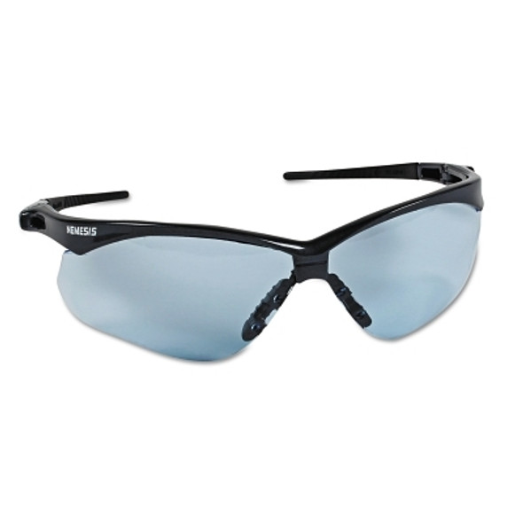 V30 Nemesis CSA Safety Glasses, Light Blue, Polycarbonate Lens, Uncoated, Black Frame/Temples, Nylon (1 EA)