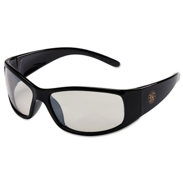 Elite Safety Eyewear, Indoor/Outdoor Lens, Anti-Scratch, Black Frame, Nylon (1 PR / PR)