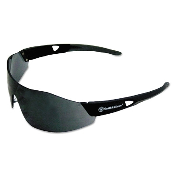 44 Magnum Safety Eyewear, Smoke Lens, Anti-Fog, Anti-Scratch, Black Frame, Nylon (12 EA / CA)