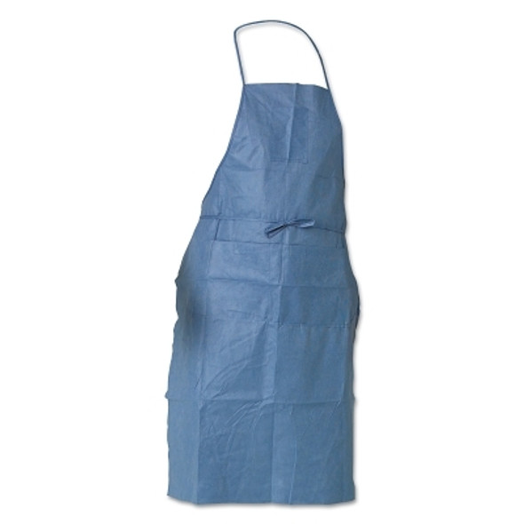 KleenGuard A20 Breathable Particle Protection Aprons, 28 in X 40 in, Denim Blue (100 EA / CS)