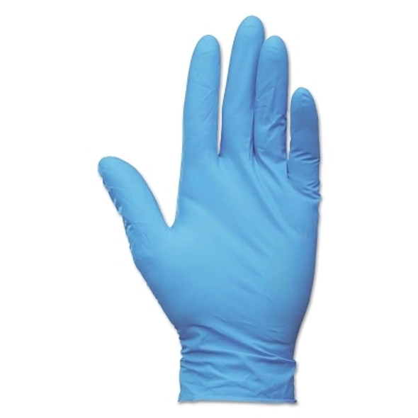 G10 Flex Blue Nitrile Gloves, G10, 2 mil, Medium, Blue (1 BX / BX)