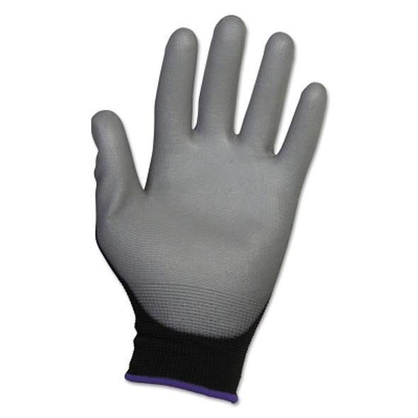 G40 Polyurethane Coated Gloves, Nylon, Size 9, Black/Gray (12 EA / BG)
