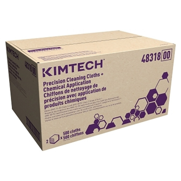 Kimberly-Clark Professional KIMTECH Precision Cleaning Cloths Chemical Application, 9 x 12, Spunlace (1 CA / CA)