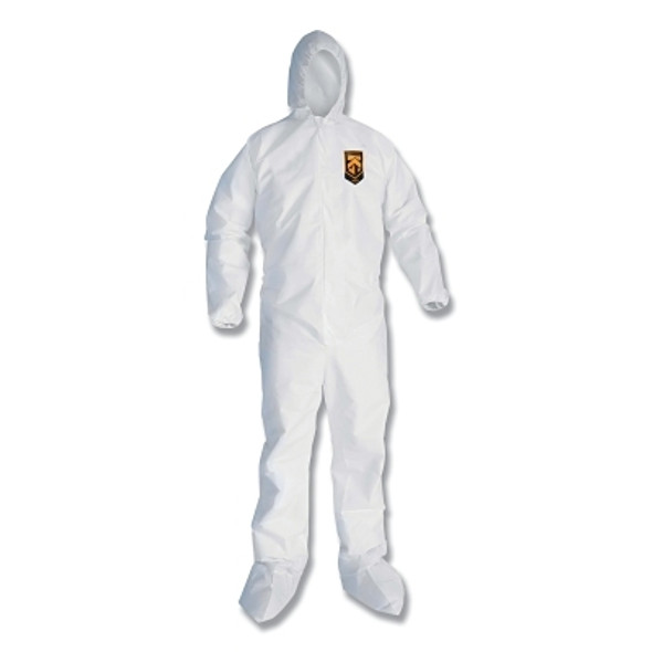 KleenGuard A20 Breathable Particle Protection Coveralls, White, 2X-Large, ZF, EBWAHB (24 EA / CS)