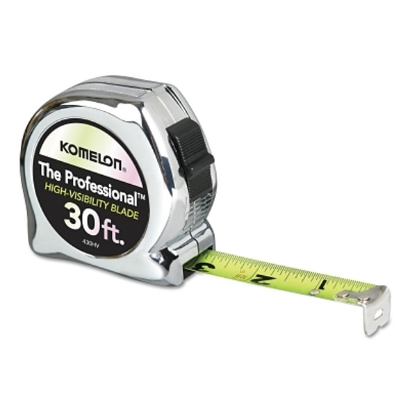 Komelon USA High Viz Professional Tape Measures, 1 in x 30 ft (1 EA / EA)