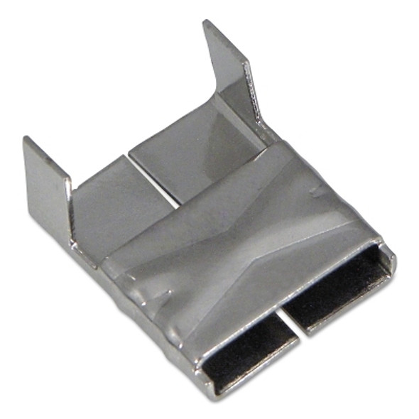 Band-It 316 Stainless Steel Clips, 1/2 in, Stainless Steel (100 EA / BX)