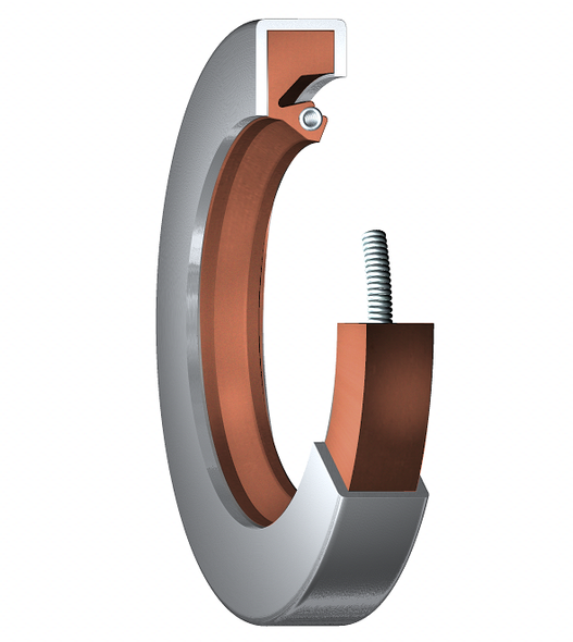 CR Seals 84385 Type HDS1 Large Diameter Radial Shaft Seal, 8.438 in ID x 10.008 in OD, 5/8 in W, Fluoroelastomer Lip