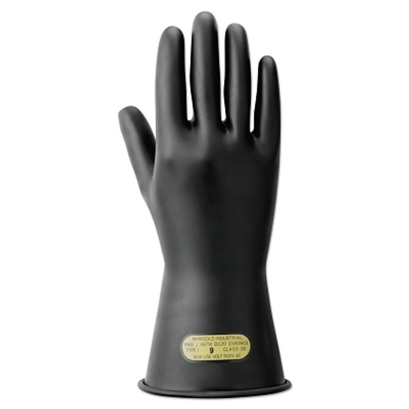 Marigold Rubber Insulating Gloves, Size 9, Black (1 PR / PR)