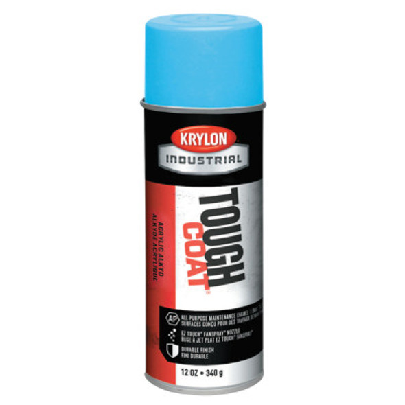 Tough Coat Acrylic Alkyd Enamel, 12 oz Aerosol Can, Light Blue (12 CN / CA)