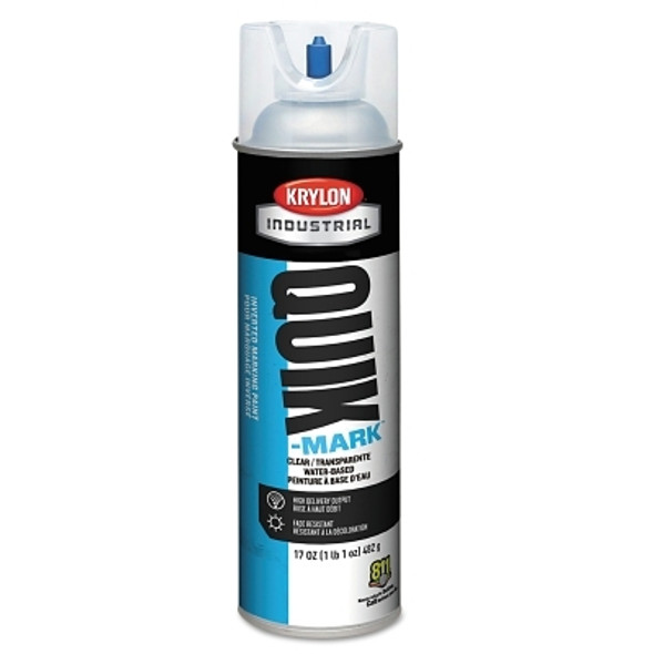 Krylon Quik-Mark APWA Water-Based Inverted Marking Paint, 17 oz Aerosol Can, Clear (12 CN / CA)