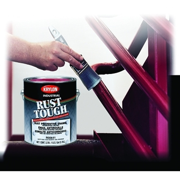 Krylon Rust Tough Acrylic Alkyd Primers, 1 Gal Pail, Gray (4 GA / CA)