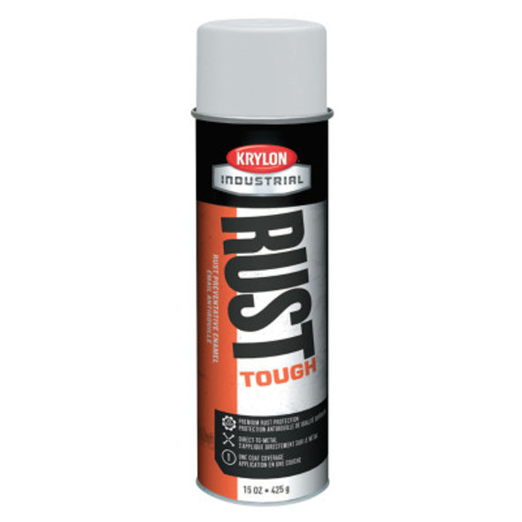 Rust Tough Aerosol Enamel, 15 oz Aerosol Can, Gloss White, Gloss (6 CN / CS)