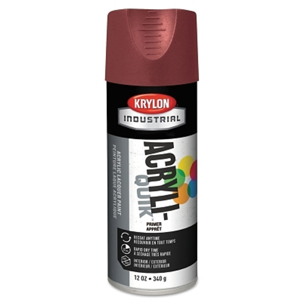 Krylon Primer, 12 oz, Aerosol Can, Ruddy Brown (6 CN / CA)