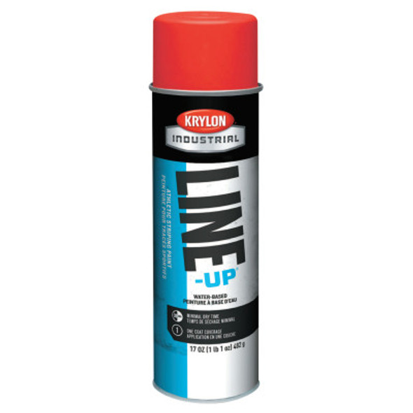 Line-Up Athletic Field Striping Paints, 17 oz Aerosol Can, Scarlet Red (1 CN / CN)