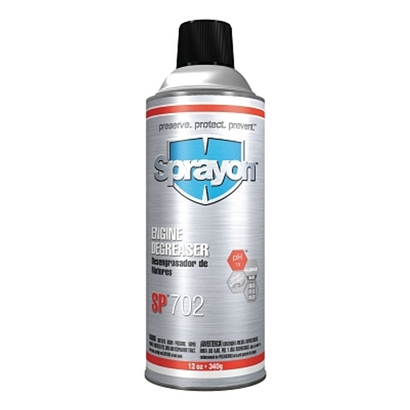 Sprayon Engine Degreaser, 12 oz, Aerosol Can, Citrus Scent (12 CAN / CS)