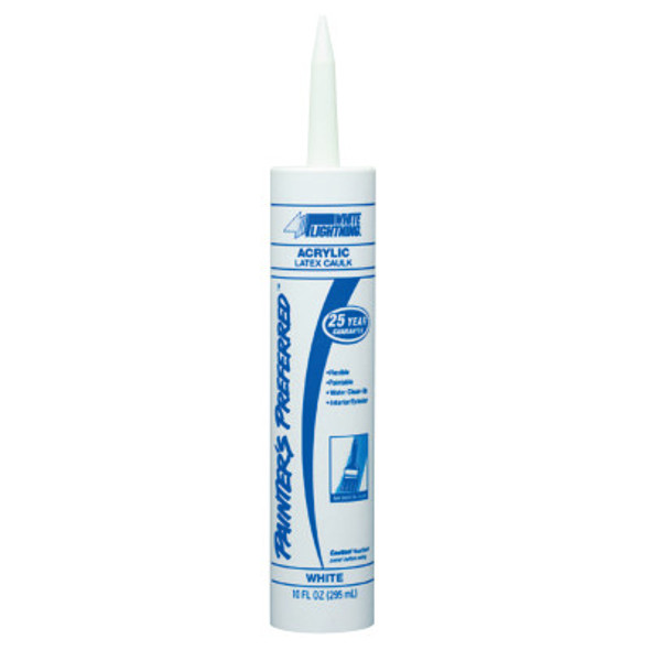 Krylon Industrial Painter's Preferred Caulks, 10 oz Cartridge, White (12 CA/EA)