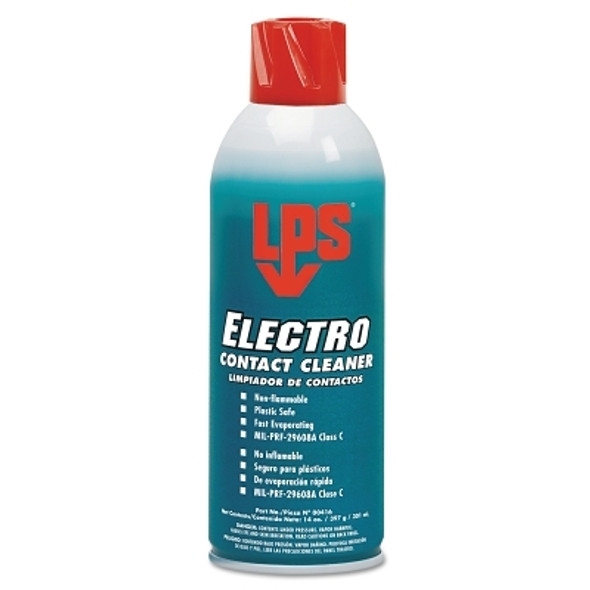 LPS Electro Contact Cleaners, 16 oz, Aerosol Can, Solvent Scent (12 CAN / CS)