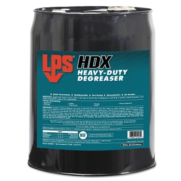 LPS HDX Heavy-Duty Degreasers, 5 gal Pail (5 GAL / PAL)