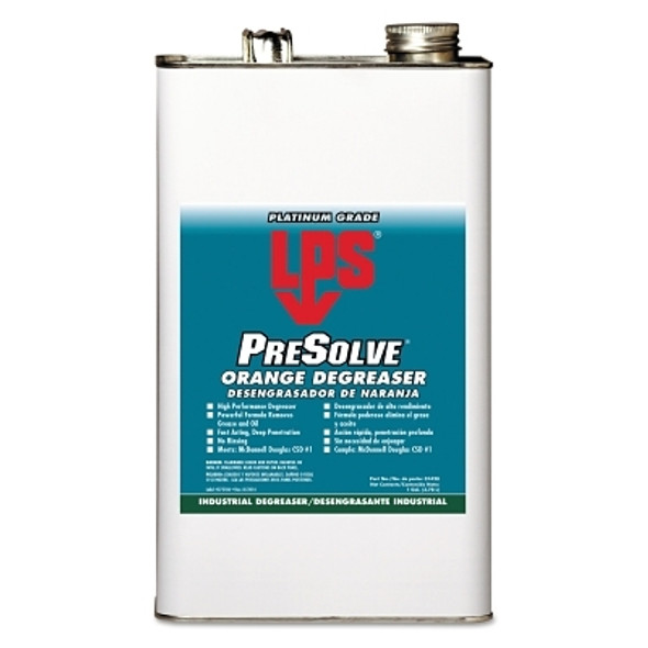 LPS PreSolve Orange Degreasers, 1 gal Container (4 GAL / CS)