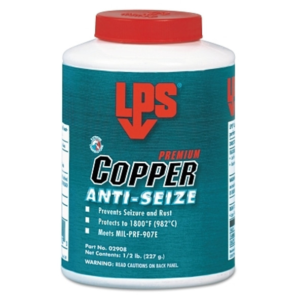 LPS Copper Anti-Seize Lubricants, 1/2 lb Bottle (12 BTL / CS)