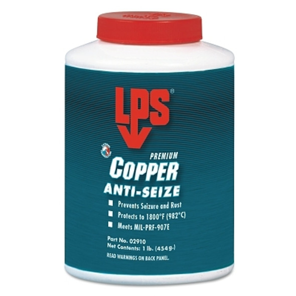 LPS Copper Anti-Seize Lubricants, 1 lb Bottle (12 BTL / CS)