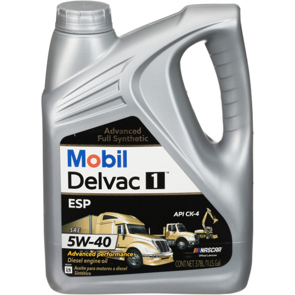 MOBIL Delvac 1 ESP 5W40, 1 gal., (1 JUG/EA)