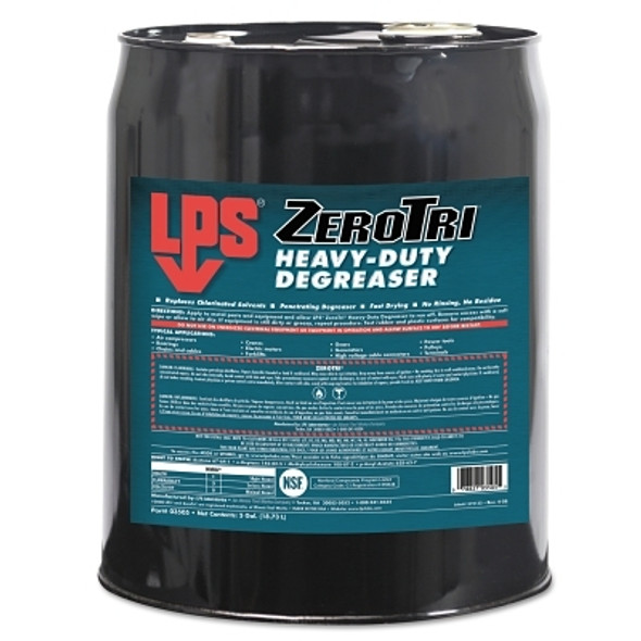 LPS ZeroTri Heavy-Duty Degreaser, 5 gal, Pail, Ether Scent (5 GAL / PAL)