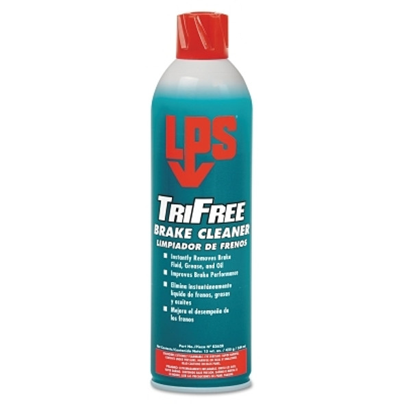 LPS TriFree Brake Cleaner, 15 oz, Aerosol Can, Fruity Scent (12 CN / CS)