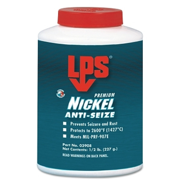 LPS Copper Anti-Seize Lubricants, 1/2 lb Brush Top Bottle (12 BTL / CS)