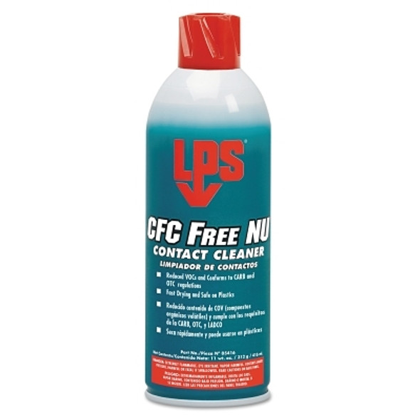 LPS CFC Free NU Contact Cleaner, 11 oz, Aerosol Can, Mild Scent (12 CN / CA)