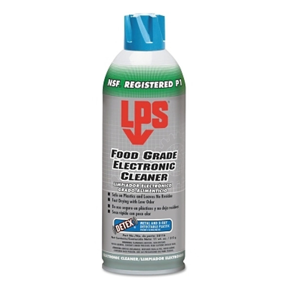 LPS Food Grade Electronic Cleaners with DETEX, 11 oz Aerosol Can, Hydrocarbon (12 CN / CA)