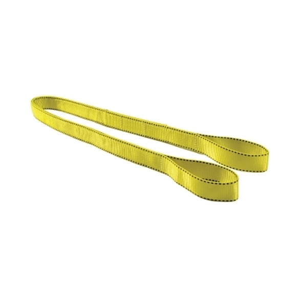 Liftex Nylon Web Slings, 2 in x 4 ft, Eye and Eye, Yellow (1 EA/EA)