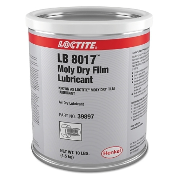 Loctite LB 8017 Moly Dry Film Lubricant, 10 lb Can (2 CAN / CS)
