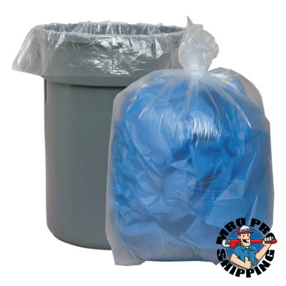 Low Density Repro Can Liner, 60 gal, 1.4 mil, 38 in W x 58 in H, Clear (1 CT / CT)