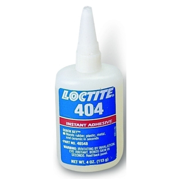 Loctite 404 Instant Adhesive, 4 oz, Bottle, Clear (1 BO / BO)