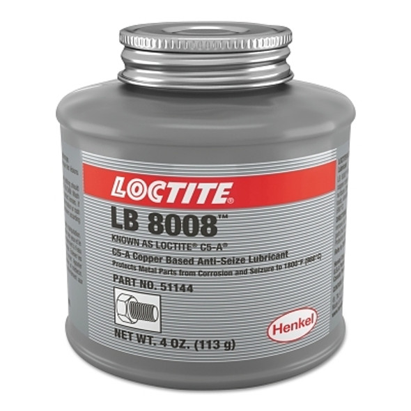 Loctite LB 8008 C5-A Copper Based Anti-Seize Lubricant, 4 oz Can (1 CAN / CAN)