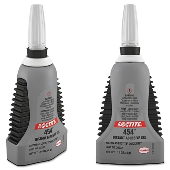 Loctite Quicktite Instant Adhesive Gel, 0.14 oz, Bottle, Clear (1 BTL / BTL)