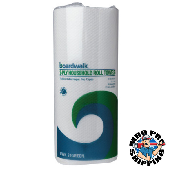 BOARDWALK PAPER TOWEL HOUSEHOLD ROLL WH (30 RL / CT)