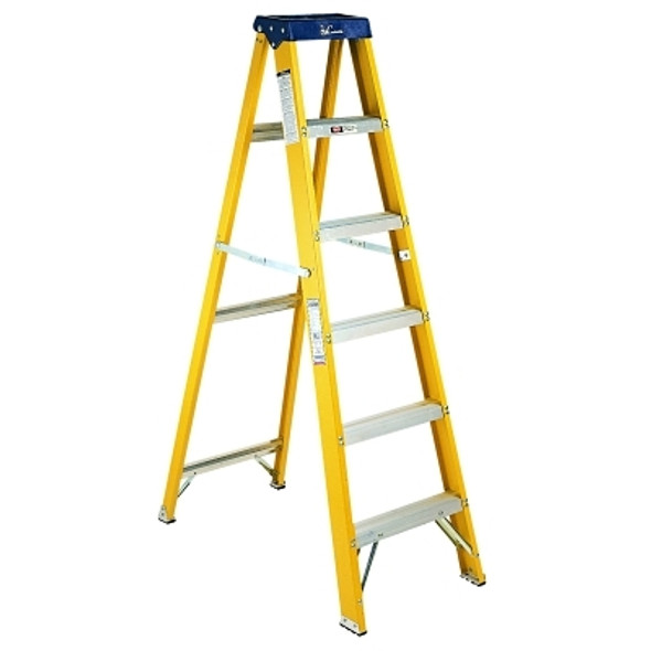Louisville Ladder FS2000 Series Pioneer Fiberglass Step Ladder, 8 ft x 24 7/8 in, 250 lb Capacity (1 EA / EA)