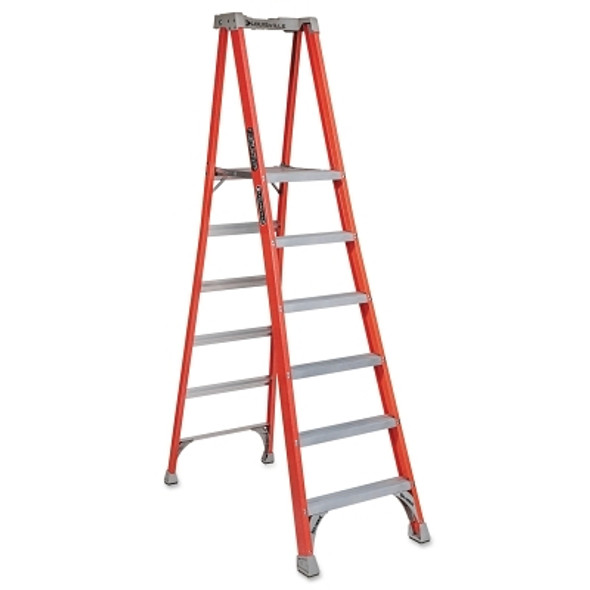 Louisville Ladder FXP1700 Series Fiberglass Pro Platform Ladder, 6 ft. x 27 3/4 in, 300 lb Cap. (1 EA / EA)